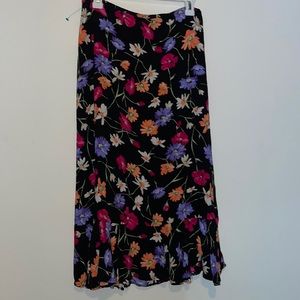 2004 Christopher & Banks floral skirt